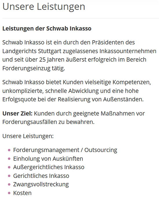 Anschriftenermittlung für 70173 Stuttgart